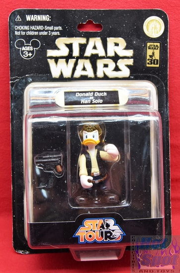Star Tours Donald Duck as Han Solo Exclusive Figure