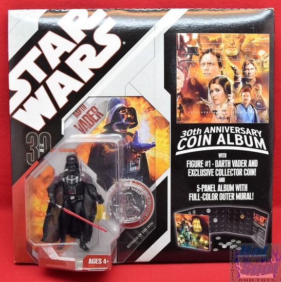 TAC 30th Coin Album with Figure #1 Darth Vader