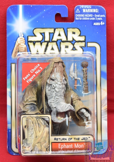 Fans' Choice #3 ROTJ Ephant Mon Jabba's Head of Security Figure