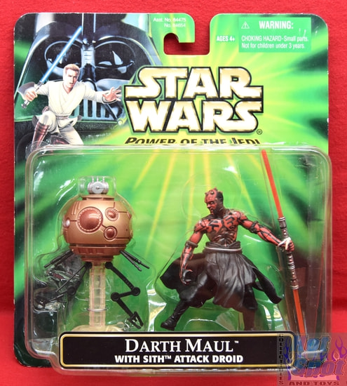 POTJ Darth Maul w/ Sith Attack Droid Figure 2 Pack