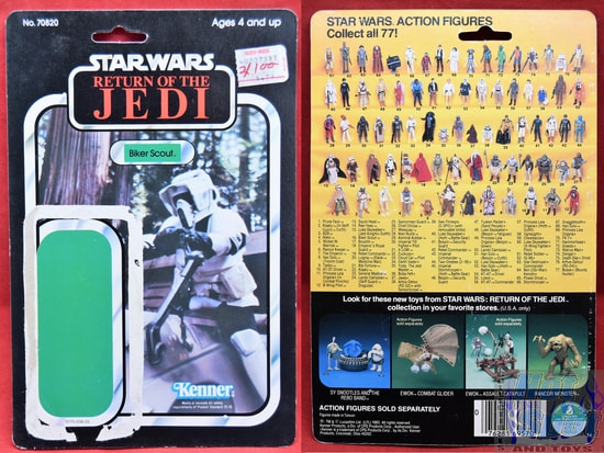 Biker Scout Kenner Card Backer