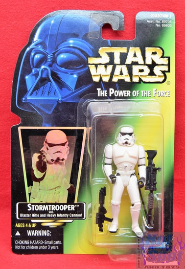 Green Card Stormtrooper Figure