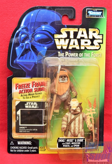 Freeze Frame Ewoks Wicket & Logray Figure 2 Pack