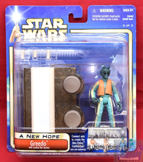 A New Hope Greedo with Cantina Bar Section Figure Pack