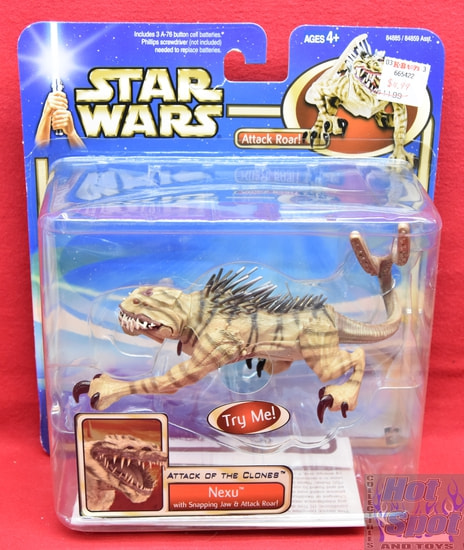 Attack of the Clones Nexu Attack Roar Figure