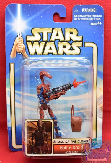 Attack of the Clones Battle Droid Red Variant Arena Figure