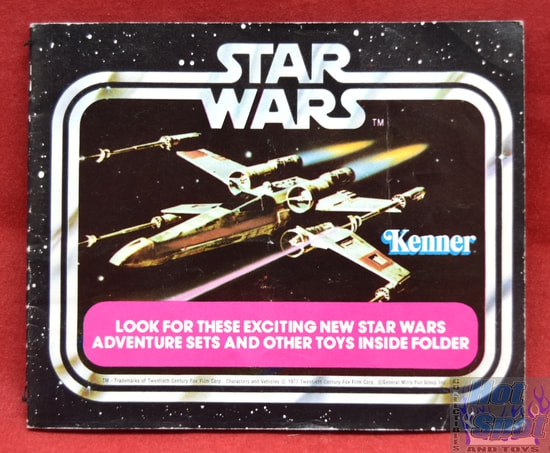 Vintage Kenner X-Wing Booklet Catalog Insert - Pink Variant