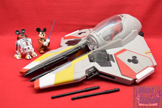 2013 Jedi Mickey's Starfighter Loose Complete Disney Parks Exclusive
