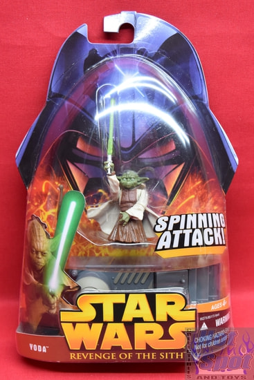 Revenge of the Sith Yoda Spinning Attack! Figure