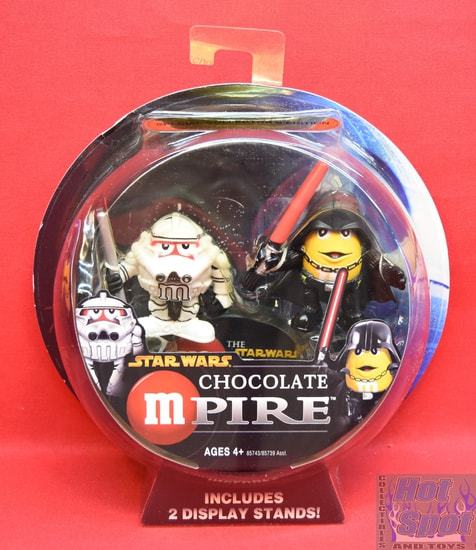 Chocolate Mpire Darth Vader & Clone Trooper M&M Figure 2-Pack