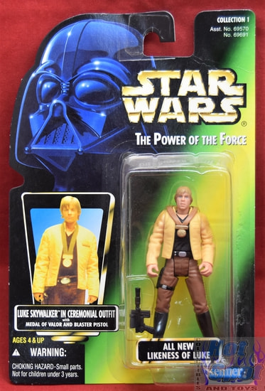 Green Card Luke Skywalker Figure (in Ceremonial Outfit)