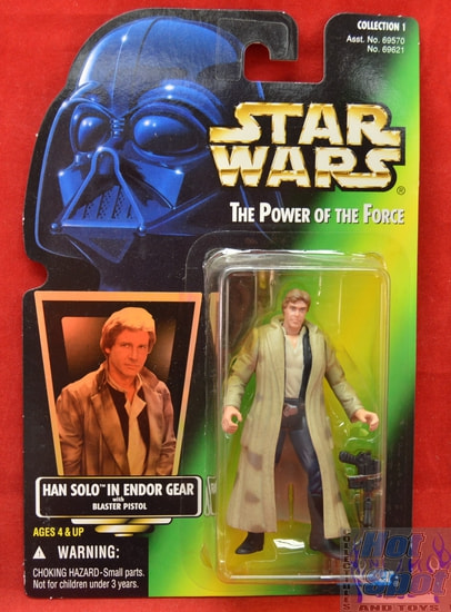 Green Card Han Solo in Endor Gear