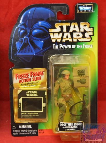 Freeze Frame Endor Rebel Soldier Figure