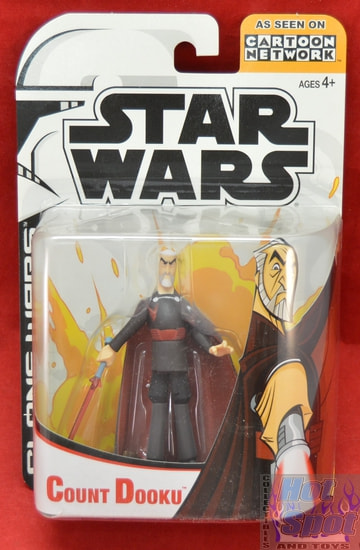 CN Clone Wars Animated Count Dooku Figure