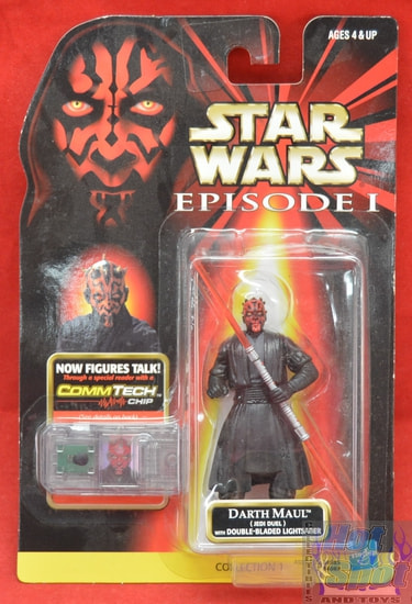 EP 1 CommTech Darth Maul Jedi Duel Figure