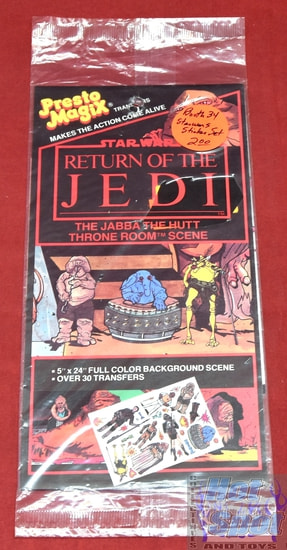 Presto Magix ROTJ Return of the Jedi Jabba the Hut Throne Room Transfers