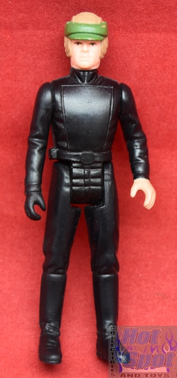 1985 Luke Skywalker Battle Poncho Endor Figure Last 17