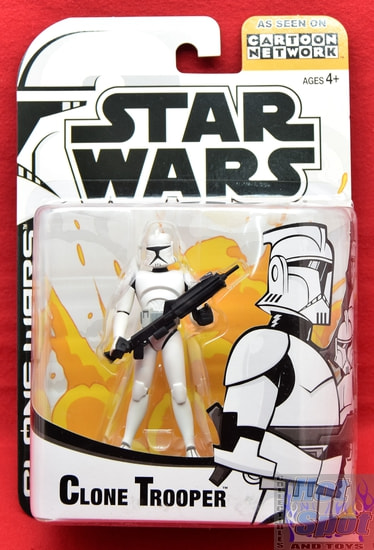 CN Clone Wars Animated Clone Trooper White