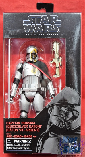 Captain Phasma (Quicksilver Baton) 6" Black Series Figure