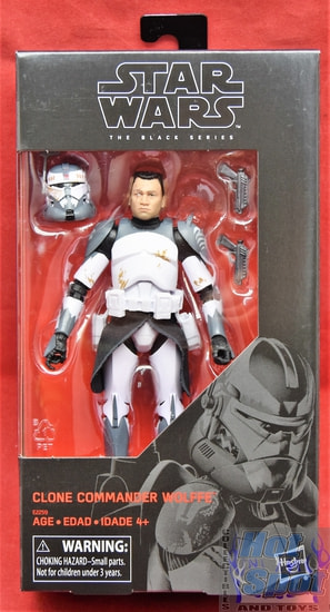 Clone Commander Wolffe 6" Black Series Figure