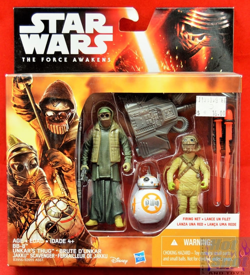 TFA BB-8 Unkar Thug and Jakku 3 Pack