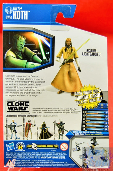 The Clone Wars CW51 Eeth Koth