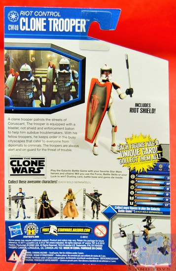 The Clone Wars CW49 Riot Control Clone Trooper