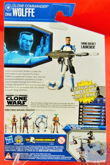 The Clone Wars CW48 Clone Commander Wolffe