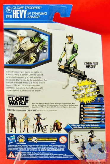 The Clone Wars CW41 Clone Trooper Hevy in Training Armor