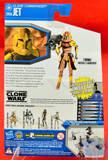 The Clone Wars CW38 Clone Commander Jet