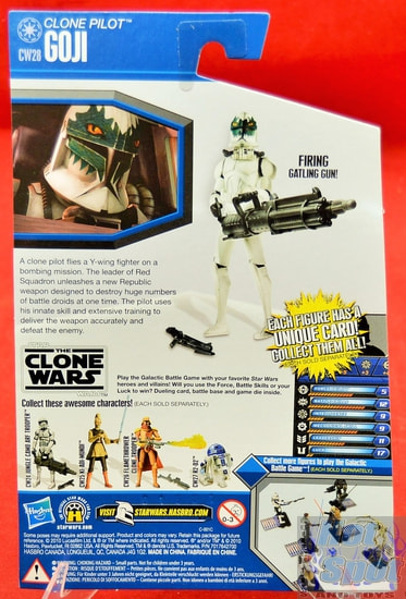 The Clone Wars CW28 Clone Pilot Goji