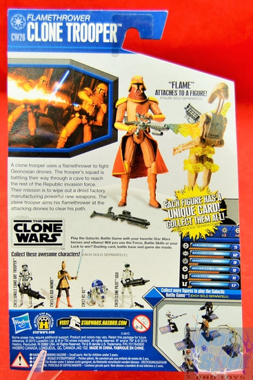 The Clone Wars CW26 Flamethrower Clone Trooper