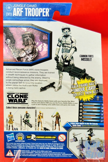 The Clone Wars CW Jungle Camo Arf Trooper