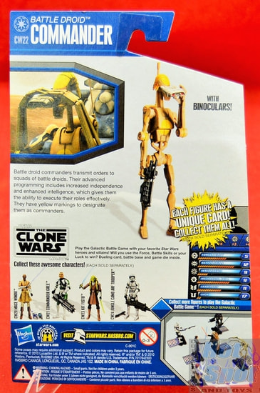 The Clone Wars CW22 Battle Droid Commander
