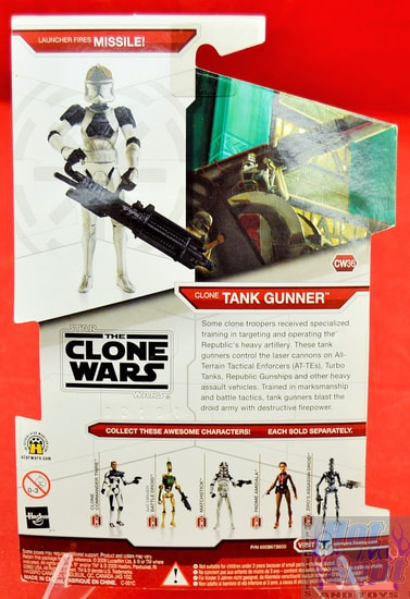 Star Wars The Clone Wars CW36 Clone Tank Gunner