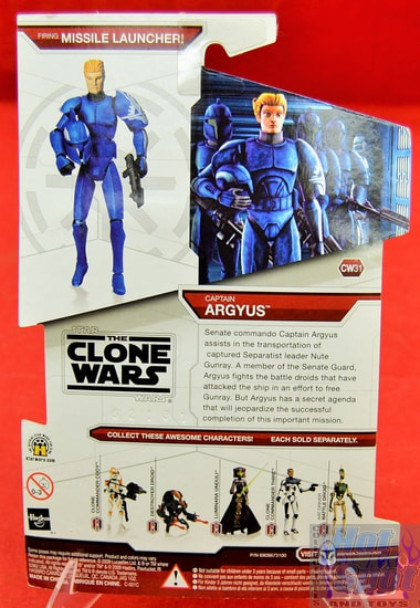 Star Wars The Clone Wars CW31 Captain Argyus