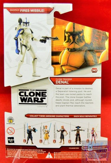 Star Wars The Clone Wars CW20 Clone Trooper Denal