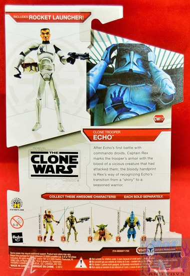 Star Wars The Clone Wars CW17 Clone Trooper Echo