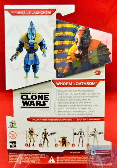 Star Wars The Clone Wars CW15 Whorm Loathsom