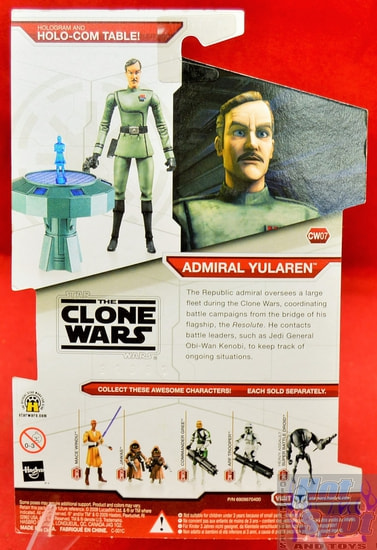 Star Wars The Clone Wars CW07 Admiral Yularen