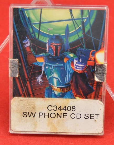 Star Wars Boba Fett Yoda Phone Cards