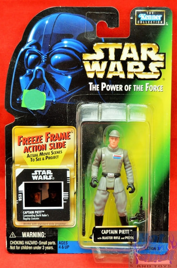 Freeze Frame Captain Piett Action Figure (sticker on cardback)