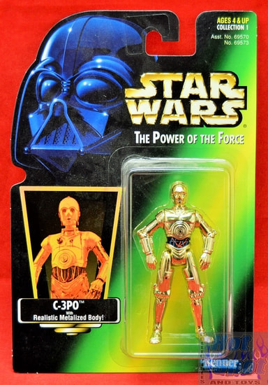 Green Card C-3PO Action Figure (Sticker)