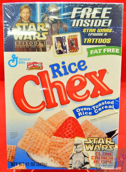 Rice Chex Star Wars Episode 2 Cereal Box