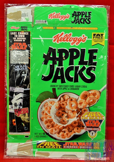 Apple Jacks Star Wars Cereal Box