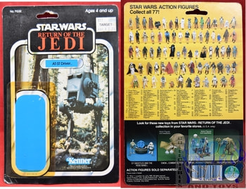 AT-ST Driver Kenner Card Backer