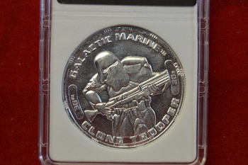 30th Anniversary Galactic Marine silver tone coin