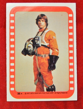 Star Wars Sticker #36 Film Cell Luke