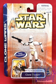 Clone Wars Army of the Republic Clone Trooper Figure