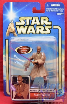 Attack of the Clones Mace Windu Geonosian Action Figure